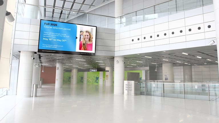Digital signage in universities: A modern tool to ensure efficient communications